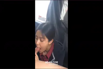 ทัศนศึกษา ทัศนศึกเสียว คลิปหลุดนักเรียนไทย ม.ปลาย แอบมาโม๊คควยให้แฟนที่เบาะหลังรถทัวร์แตกคาปาก